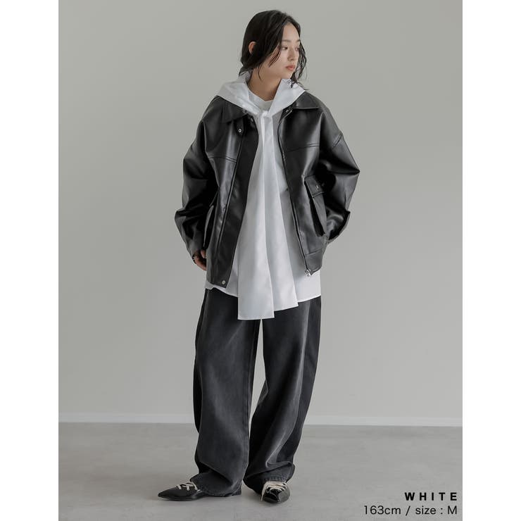 ブロードフードスカーフシャツ | Re:EDIT | 詳細画像11 