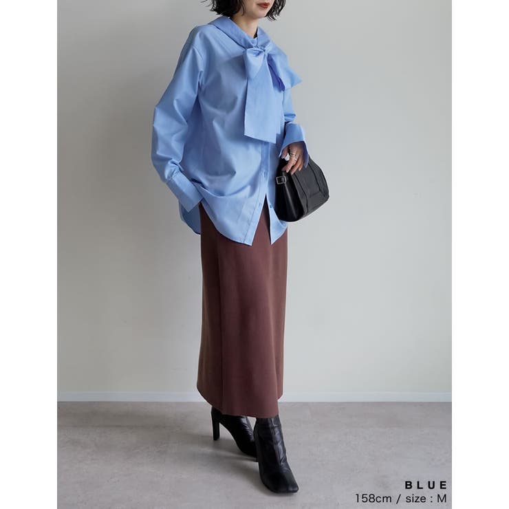 ブロードフードスカーフシャツ | Re:EDIT | 詳細画像16 