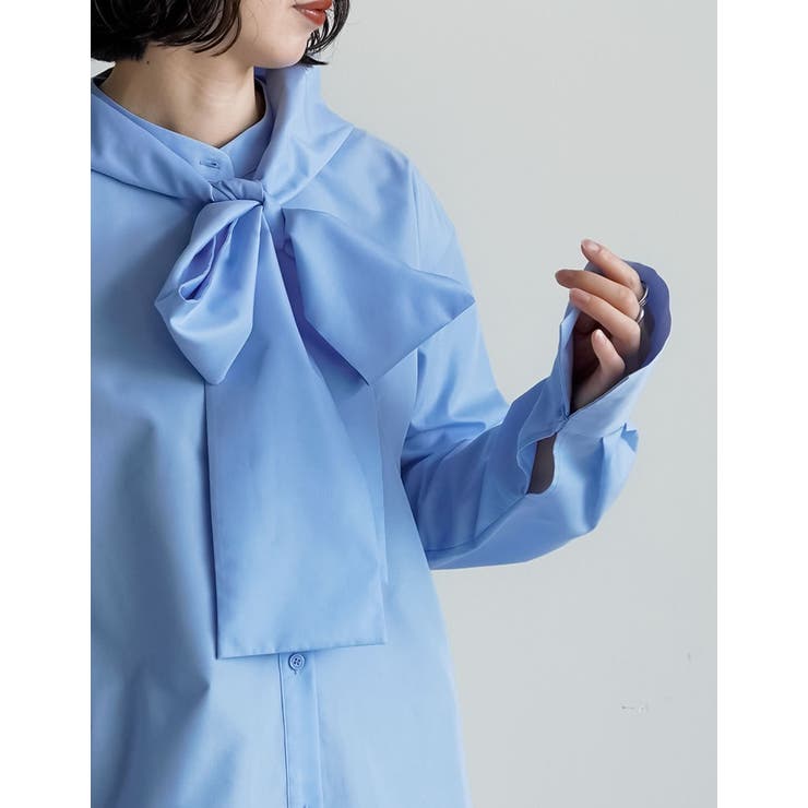 ブロードフードスカーフシャツ | Re:EDIT | 詳細画像21 