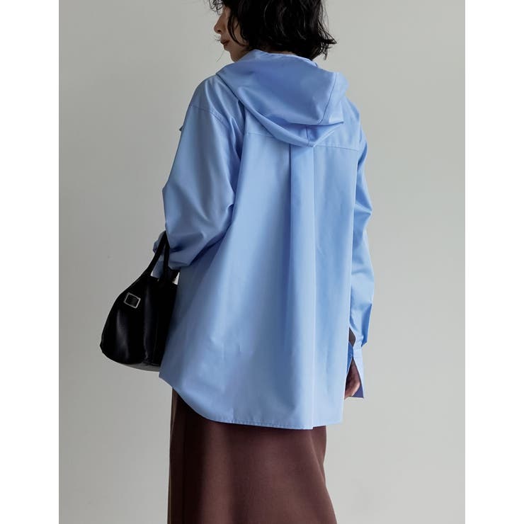 ブロードフードスカーフシャツ | Re:EDIT | 詳細画像22 