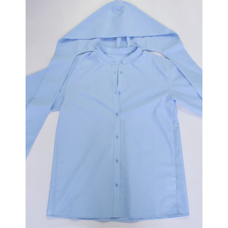 ブロードフードスカーフシャツ | Re:EDIT | 詳細画像31 