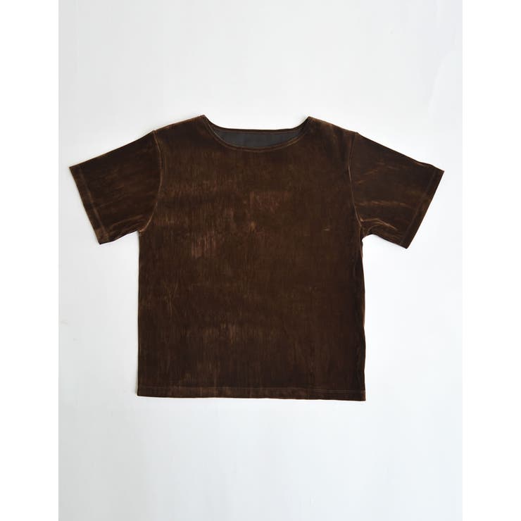 [2点セット]カットベロアホルターネックビスチェ×Ｔシャツ | Re:EDIT | 詳細画像28 