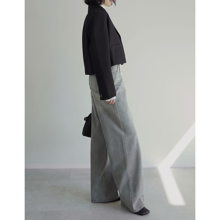 [2025AW COLLECTION]ツイードクロップドテーラードジャケット | Re:EDIT | 詳細画像13 