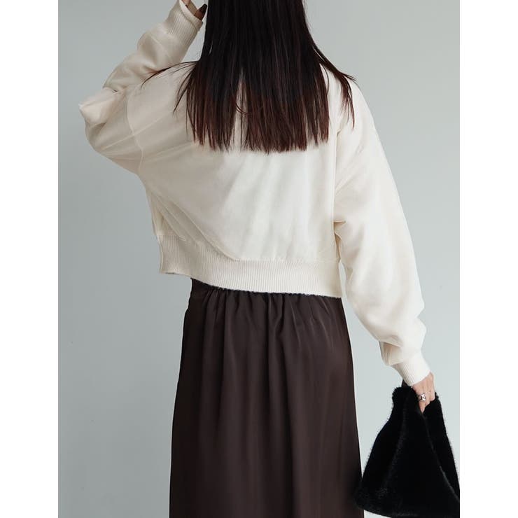 チュールレイヤードニットカーディガン | Re:EDIT | 詳細画像8 