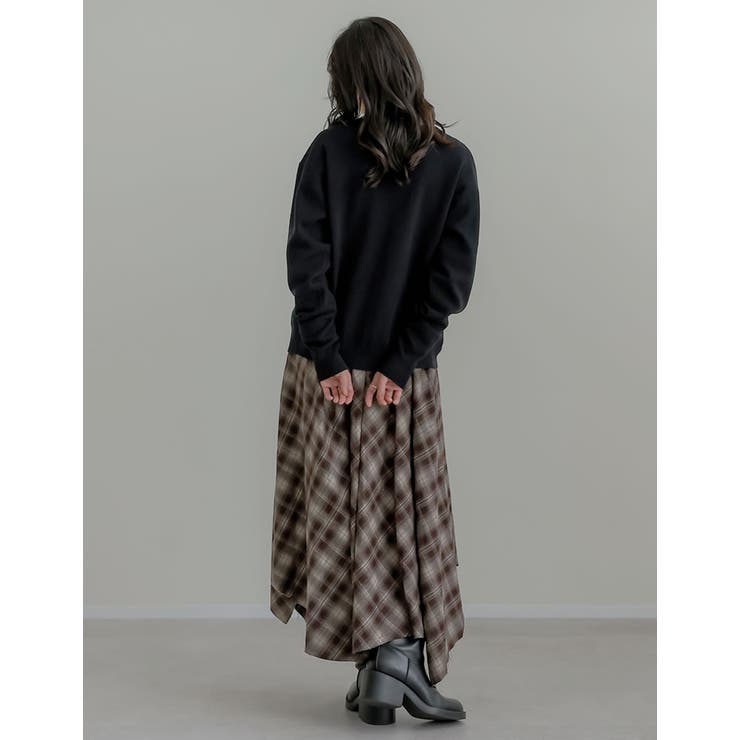 無地orアーガイル2WAYジャガードニットカーディガン | Re:EDIT | 詳細画像25 