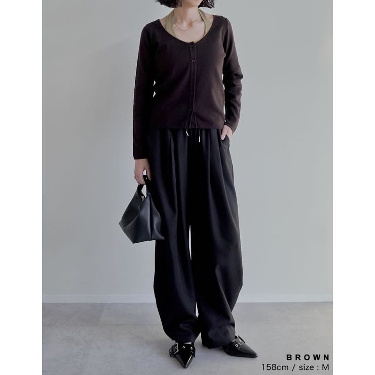 [2025AW COLLECTION][2点セット]ホルターネックキャミソール＆… | Re:EDIT | 詳細画像13 