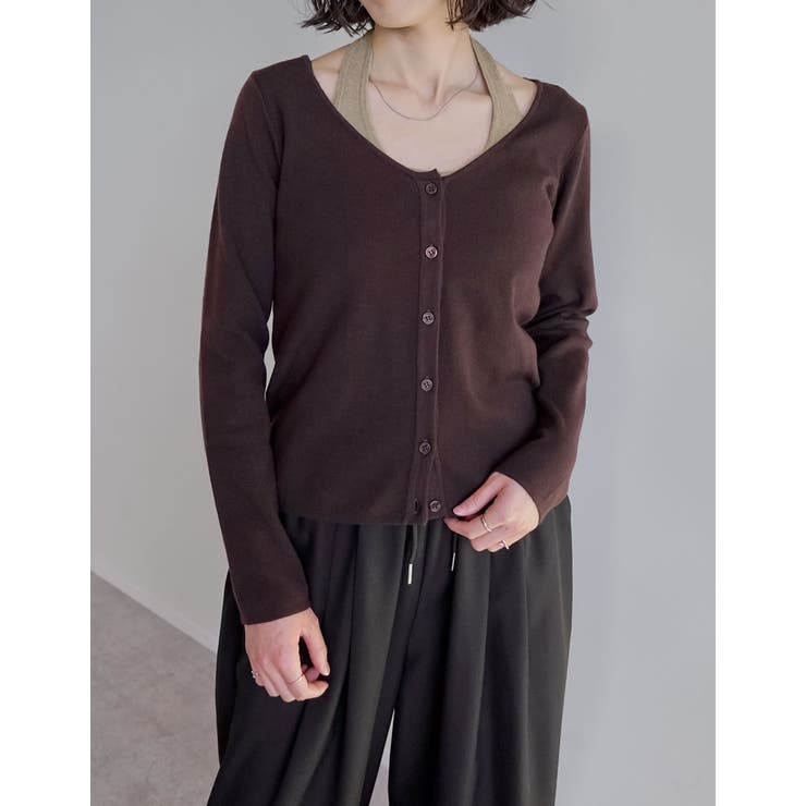 [2025AW COLLECTION][2点セット]ホルターネックキャミソール＆… | Re:EDIT | 詳細画像14 