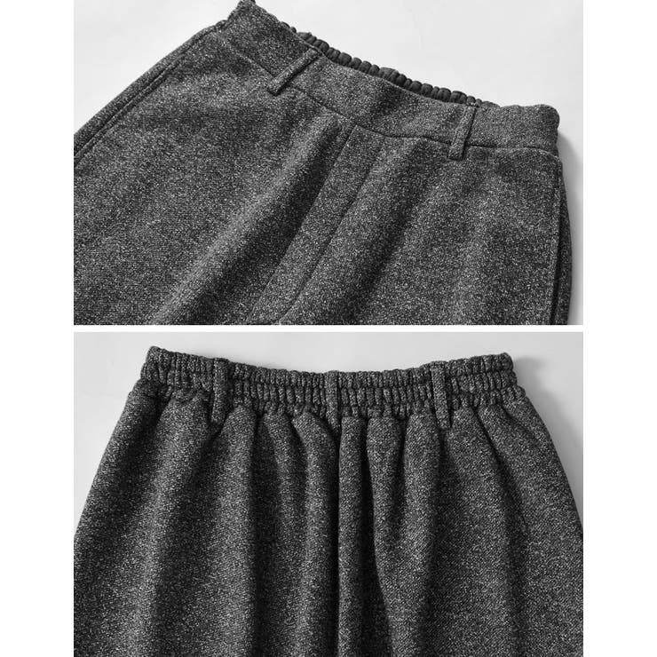 [低身長/高身長サイズ有]ラメ裏毛スウェットルーズパンツ | Re:EDIT | 詳細画像23 