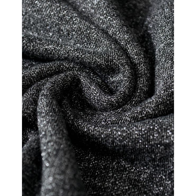 ラメ裏毛スウェット深Vネックプルオーバー | Re:EDIT | 詳細画像25 