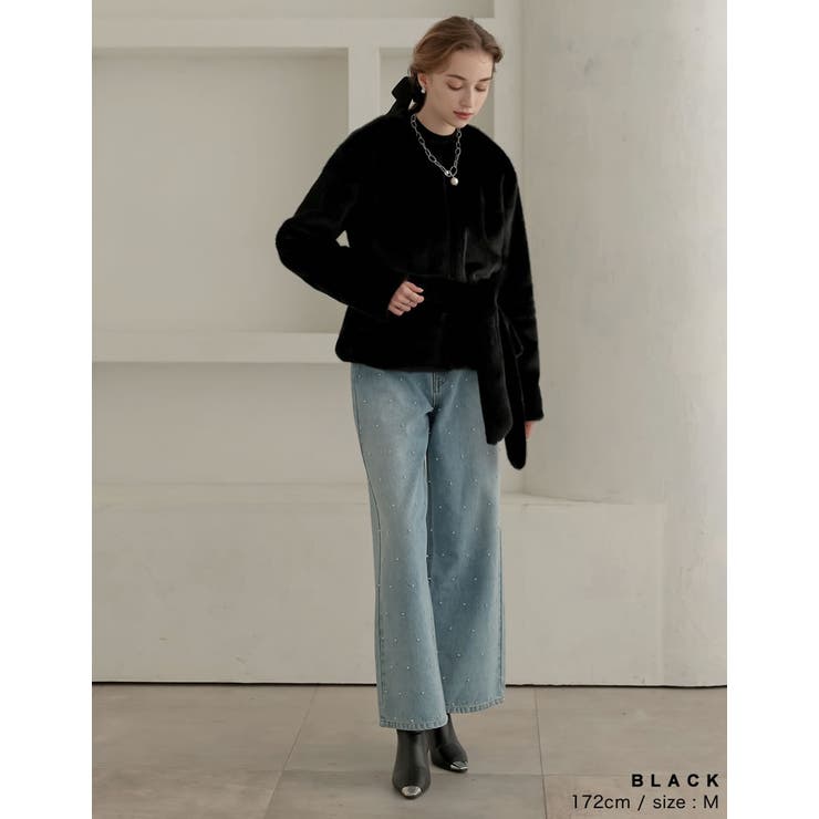 フォーファーノーカラーミドルコート | Re:EDIT | 詳細画像12 