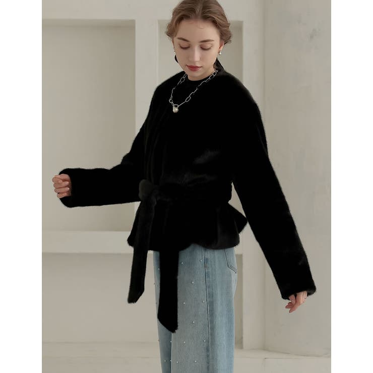 フォーファーノーカラーミドルコート | Re:EDIT | 詳細画像13 