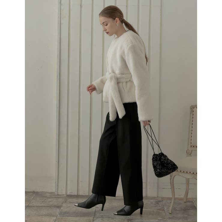 フォーファーノーカラーミドルコート | Re:EDIT | 詳細画像7 