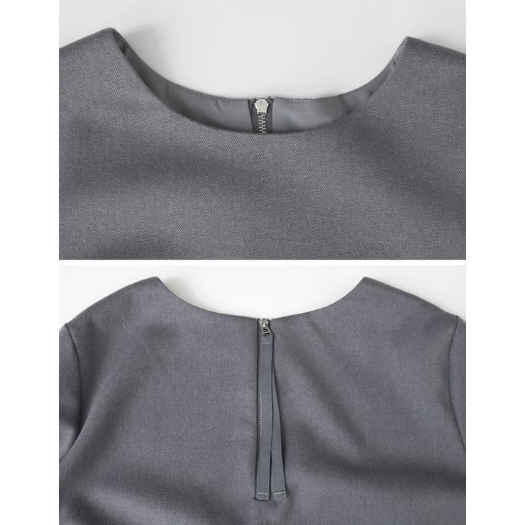 微起毛ツイル裾ファー切り替え長袖トップス | Re:EDIT | 詳細画像27 