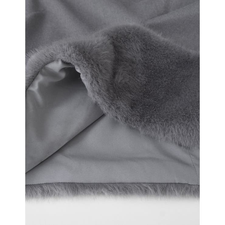 微起毛ツイル裾ファー切り替え長袖トップス | Re:EDIT | 詳細画像29 