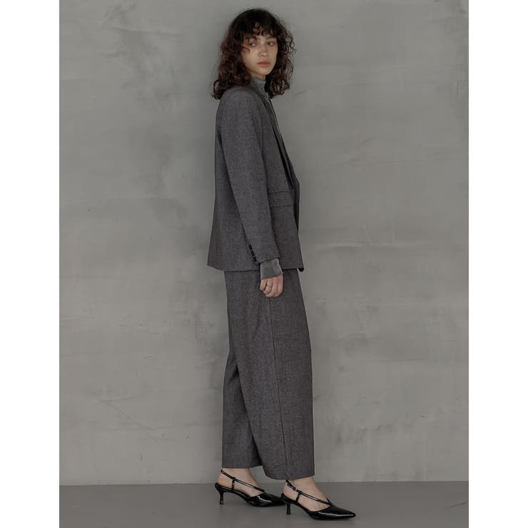 ミックスツイードorストライプダブルテーラードジャケット | Re:EDIT | 詳細画像11 