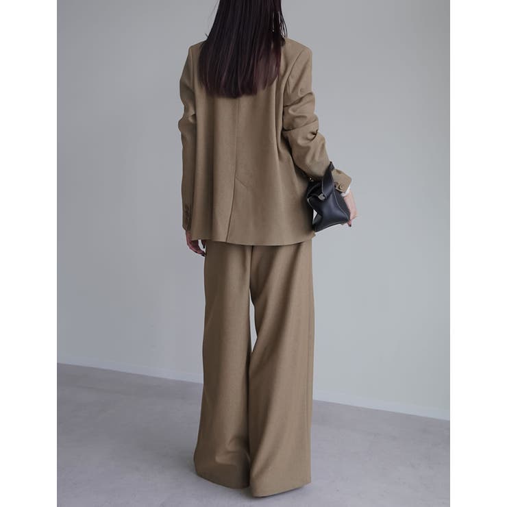 ミックスツイードorストライプダブルテーラードジャケット | Re:EDIT | 詳細画像22 