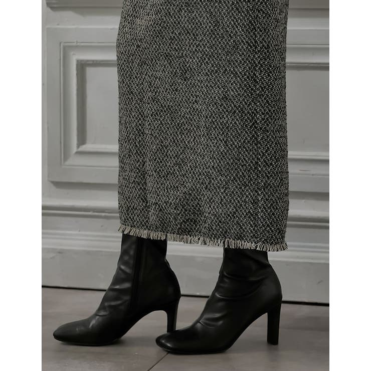 ツイードフリンジナロースカート | Re:EDIT | 詳細画像12 