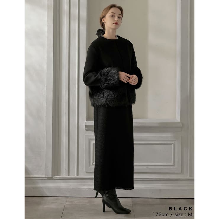 ツイードフリンジナロースカート | Re:EDIT | 詳細画像21 