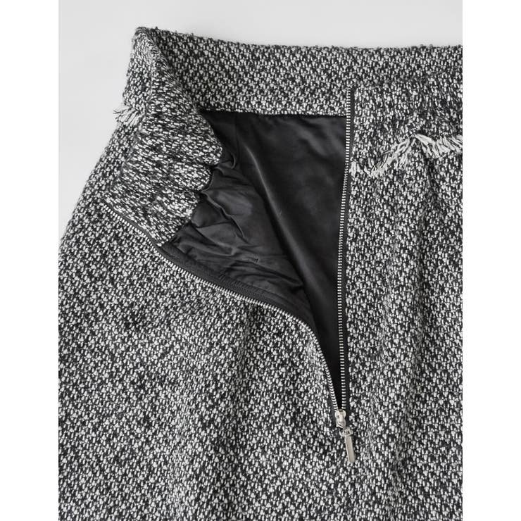 ツイードフリンジナロースカート | Re:EDIT | 詳細画像24 