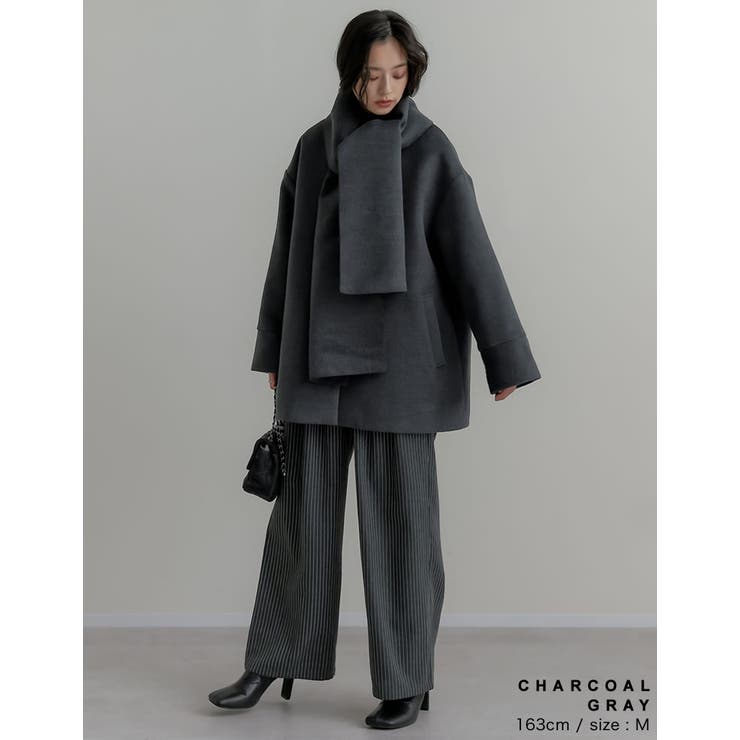 [2025 WINTER COLLECTION][2点セット]フェイクウールスタ… | Re:EDIT | 詳細画像14 