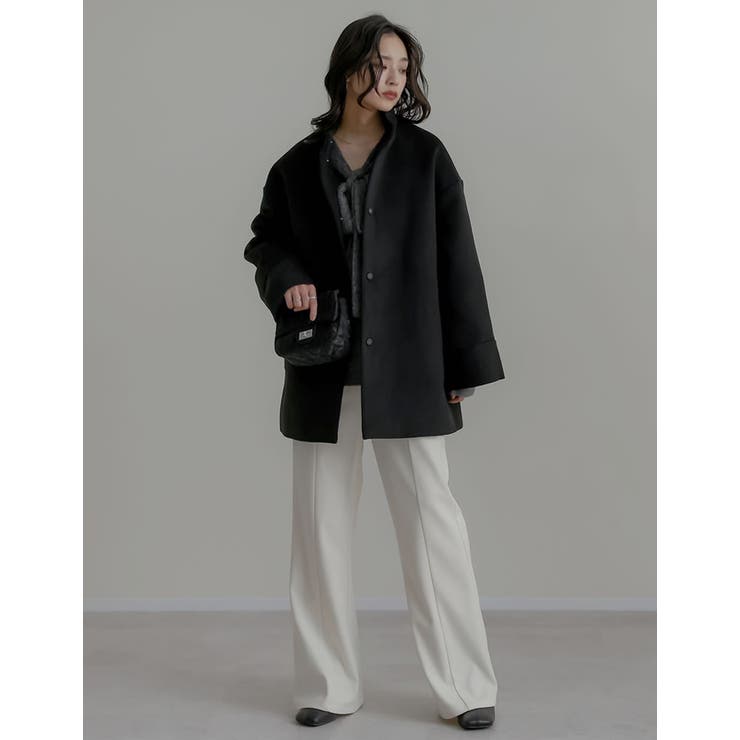 [2025 WINTER COLLECTION][2点セット]フェイクウールスタ… | Re:EDIT | 詳細画像23 