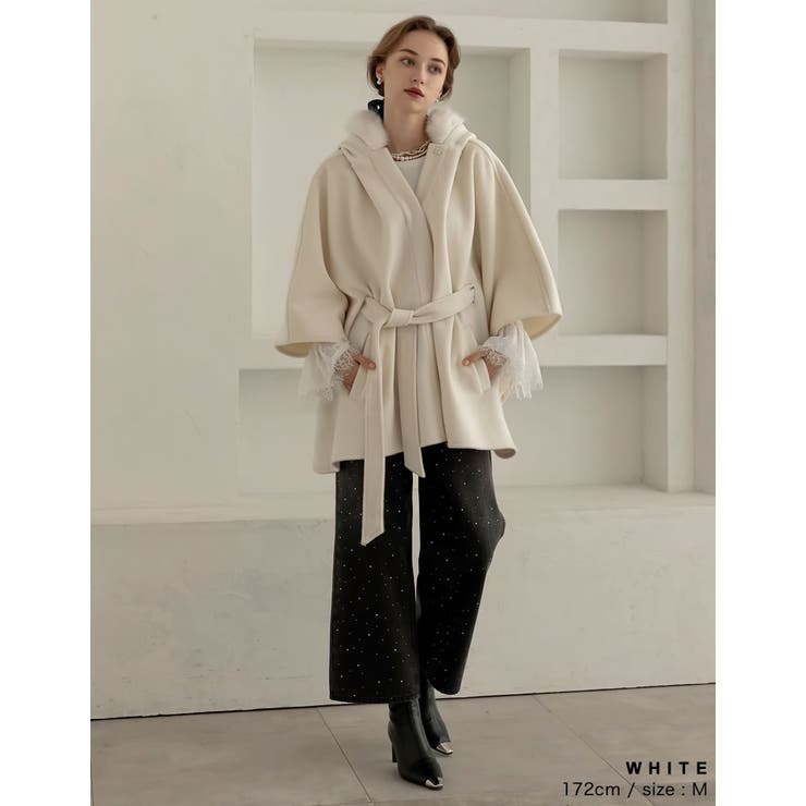 リバーフーディーポンチョコート | Re:EDIT | 詳細画像11 