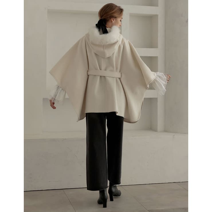 リバーフーディーポンチョコート | Re:EDIT | 詳細画像13 