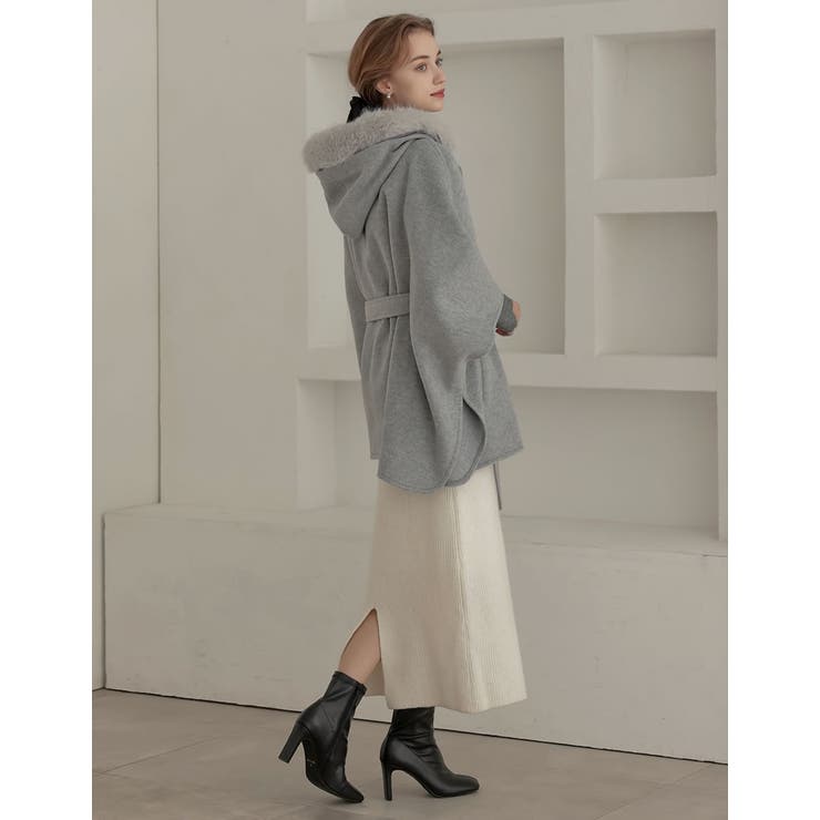 リバーフーディーポンチョコート | Re:EDIT | 詳細画像16 