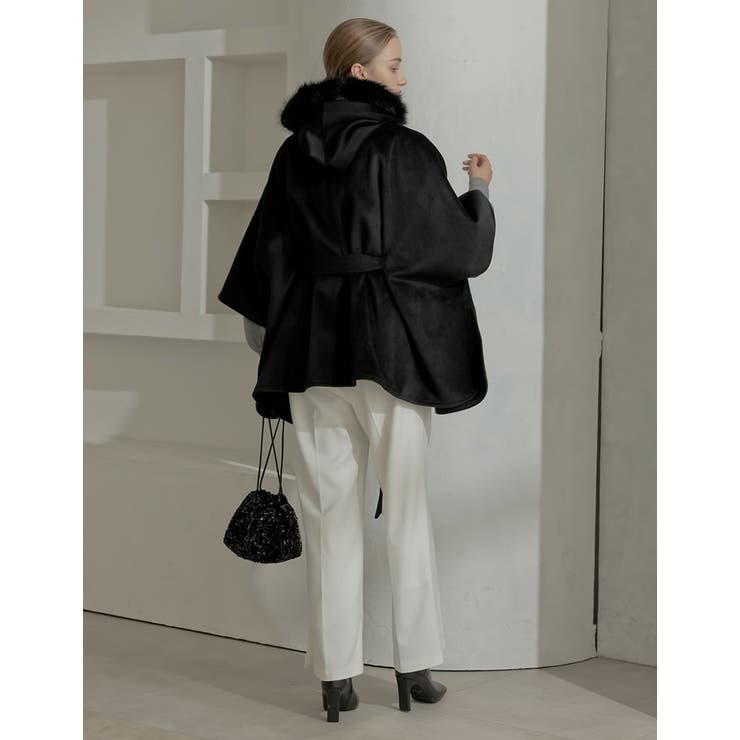 リバーフーディーポンチョコート | Re:EDIT | 詳細画像9 