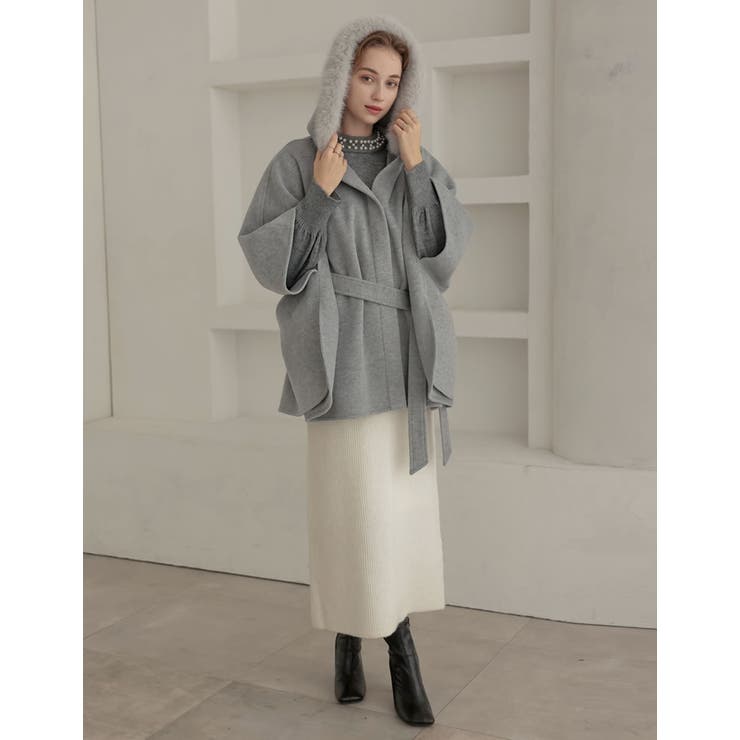 リバーフーディーポンチョコート | Re:EDIT | 詳細画像23 