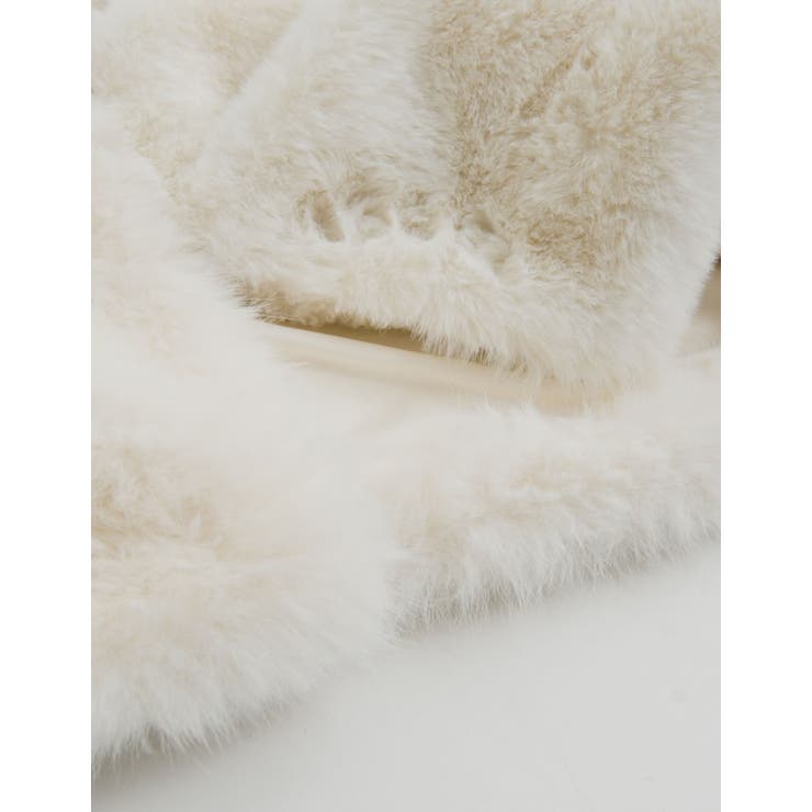 パッチワークボアファーノーカラーミドルコート | Re:EDIT | 詳細画像21 