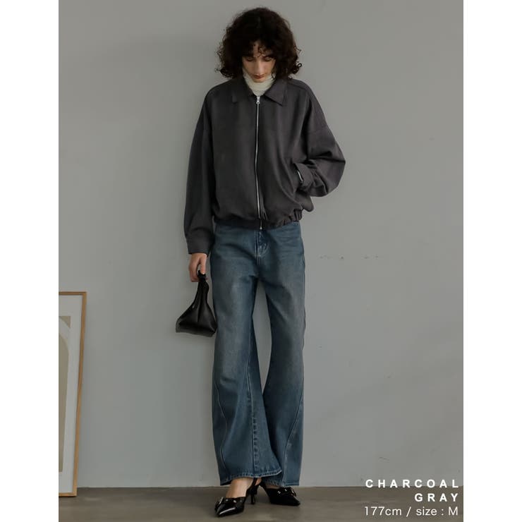 フェイクスウェードジップブルゾン | Re:EDIT | 詳細画像12 