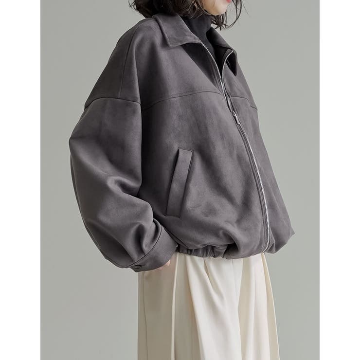 フェイクスウェードジップブルゾン | Re:EDIT | 詳細画像8 