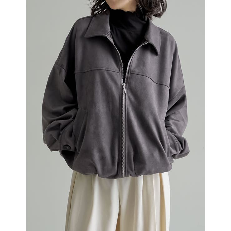 フェイクスウェードジップブルゾン | Re:EDIT | 詳細画像10 