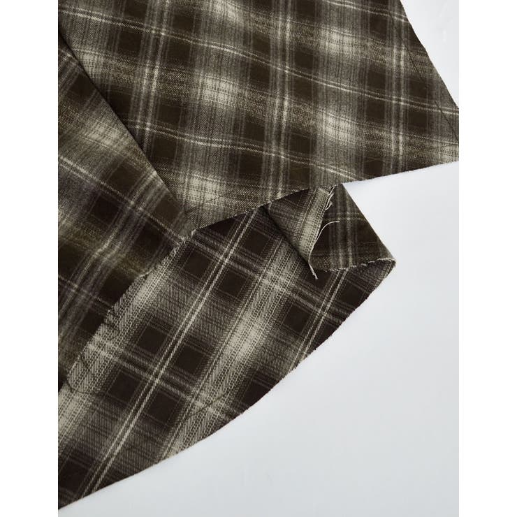 起毛チェック柄アシンメトリースカート | Re:EDIT | 詳細画像14 