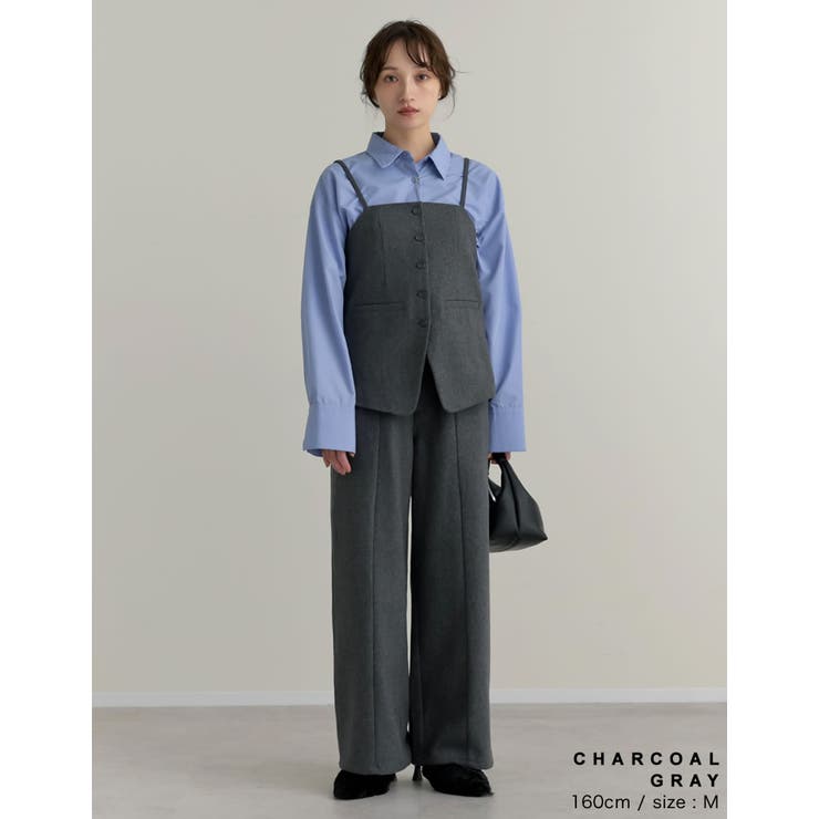 [公式サイト先行販売][洗濯機で洗える][低身長 高身長サイズ有]圧縮ウールライ… | Re:EDIT | 詳細画像14 