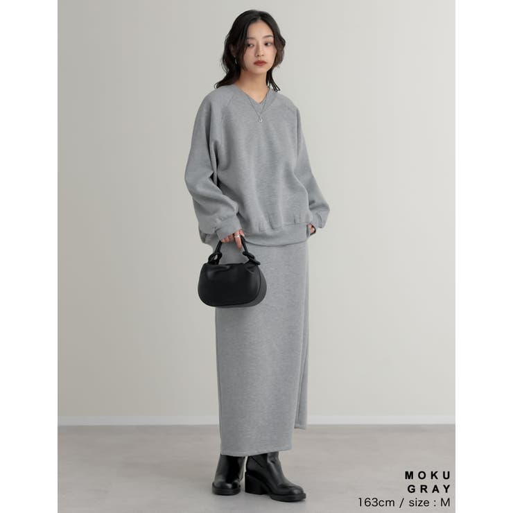 裏起毛Vネックプルオーバー | Re:EDIT | 詳細画像16 