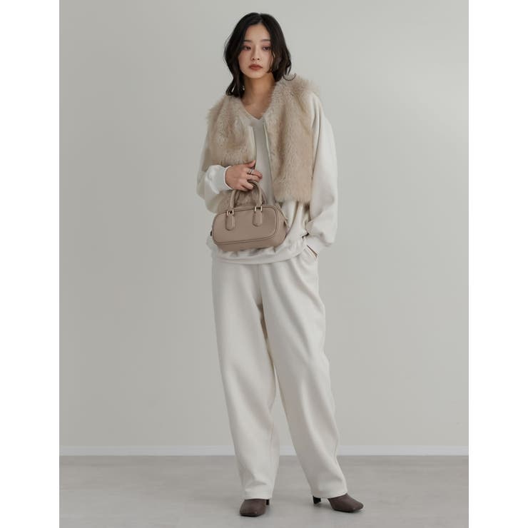 裏起毛Vネックプルオーバー | Re:EDIT | 詳細画像22 