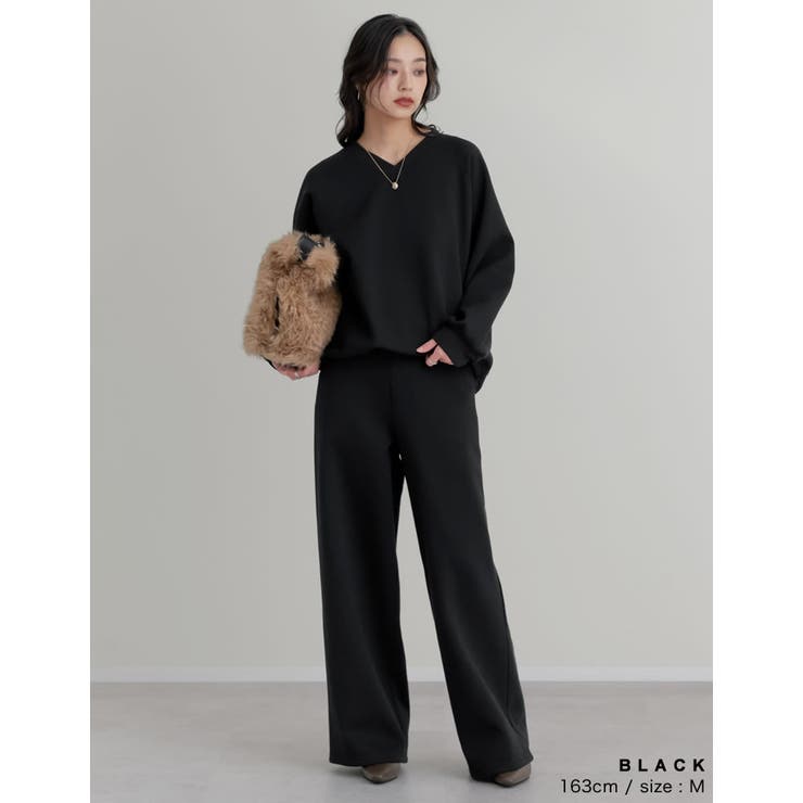 裏起毛Vネックプルオーバー | Re:EDIT | 詳細画像24 