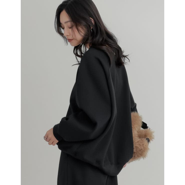 裏起毛Vネックプルオーバー | Re:EDIT | 詳細画像25 