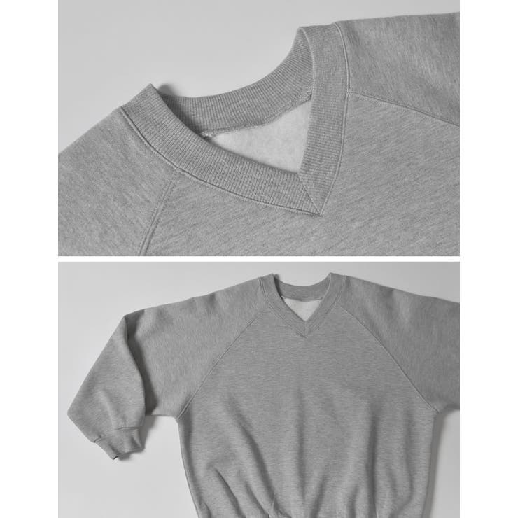 裏起毛Vネックプルオーバー | Re:EDIT | 詳細画像31 