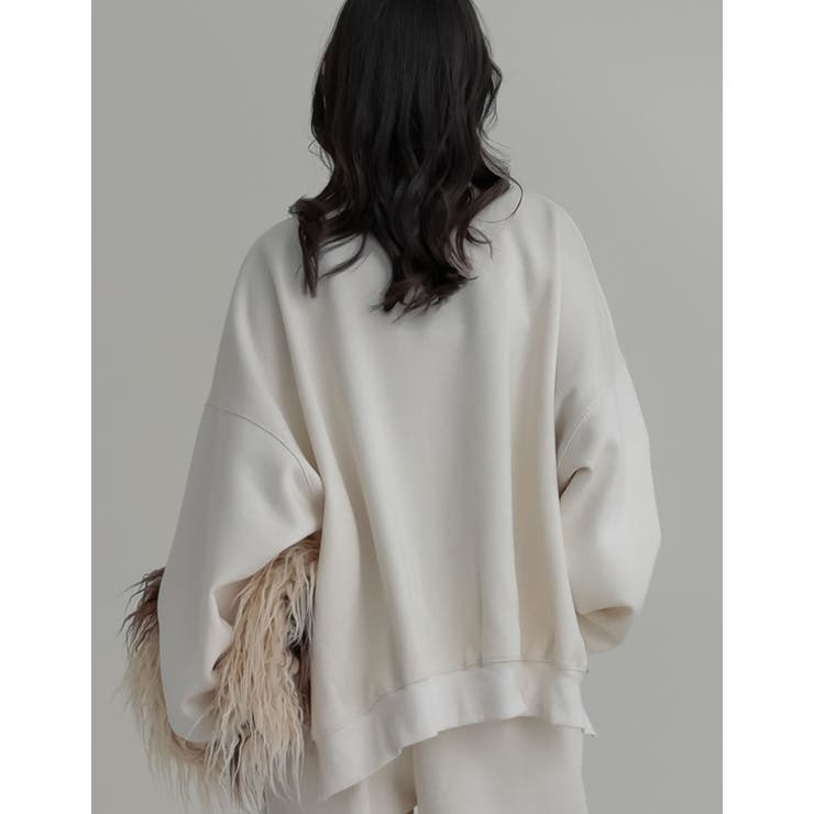 裏起毛オーバーサイズプルオーバー | Re:EDIT | 詳細画像11 