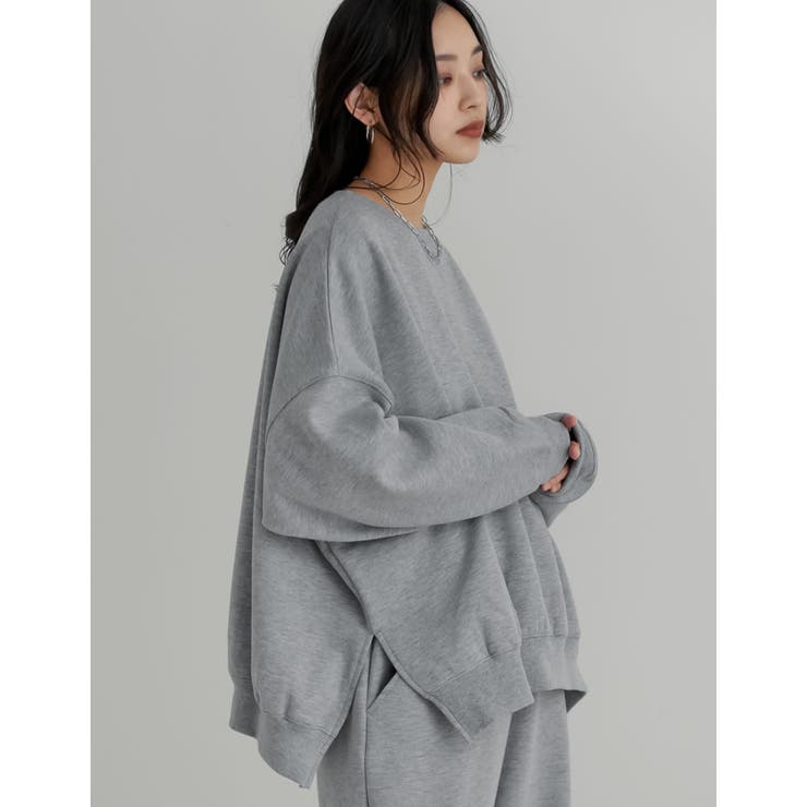 裏起毛オーバーサイズプルオーバー | Re:EDIT | 詳細画像23 