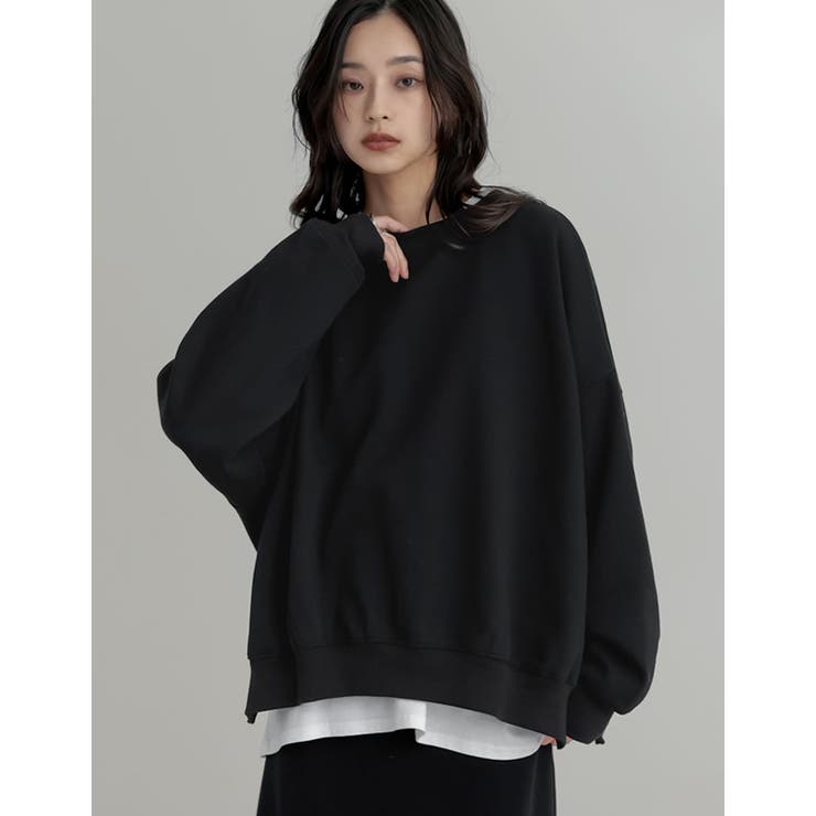 裏起毛オーバーサイズプルオーバー | Re:EDIT | 詳細画像25 