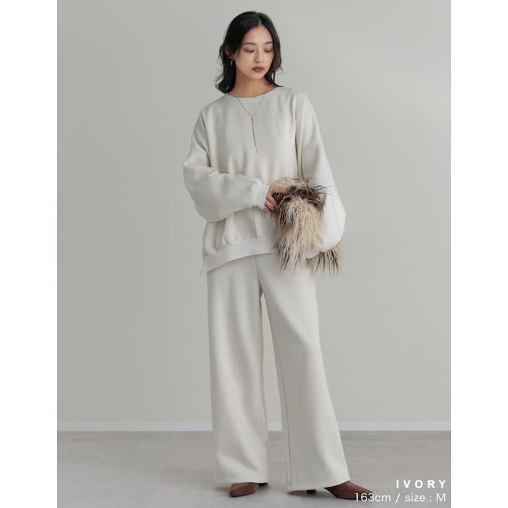 プリーツパンツ　グレー　サイズ1 ベルトループ　hp21jf148 プリーツパンツ グレー サイズ1 ベルトループ hp21jf148 プリーツ