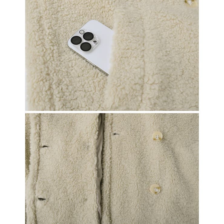 [2025 WINTER COLLECTION]オーバーサイズボアダブルミドルチ… | Re:EDIT | 詳細画像32 