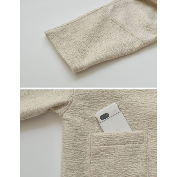 カールシャギーケープミドルコート | Re:EDIT | 詳細画像26 