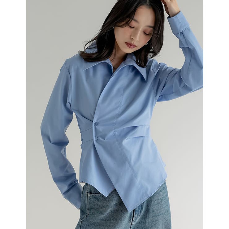 [2026S/S COLLECTION]ブロードウエストタックシャツ | Re:EDIT | 詳細画像5 