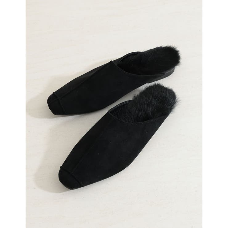 フェイクスウェードミュール | Re:EDIT | 詳細画像2 