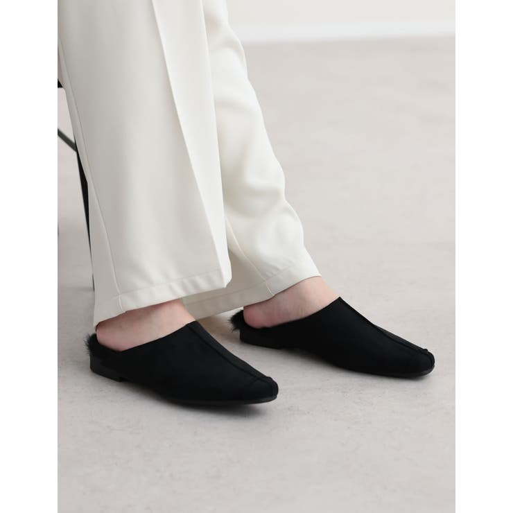 フェイクスウェードミュール | Re:EDIT | 詳細画像6 